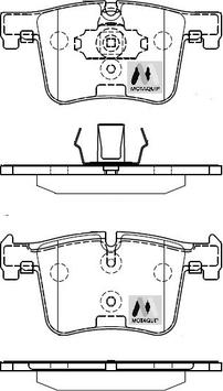 Motaquip LVXL1730 - Тормозные колодки, дисковые, комплект autospares.lv