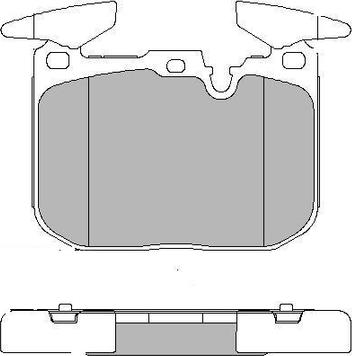 Motaquip LVXL1733 - Тормозные колодки, дисковые, комплект autospares.lv