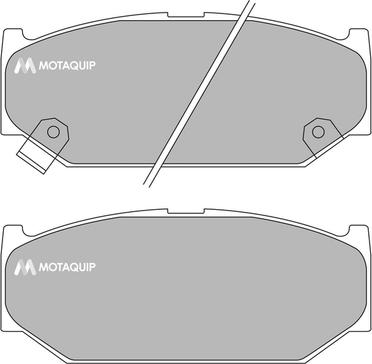 Motaquip LVXL1737 - Тормозные колодки, дисковые, комплект autospares.lv