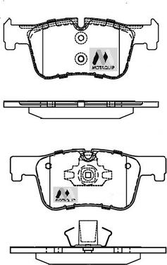 Motaquip LVXL1729 - Тормозные колодки, дисковые, комплект autospares.lv