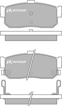 Motaquip LVXL840 - Тормозные колодки, дисковые, комплект autospares.lv