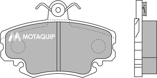 Motaquip LVXL848 - Тормозные колодки, дисковые, комплект autospares.lv