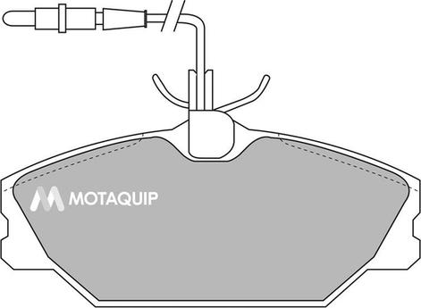 Motaquip LVXL847 - Тормозные колодки, дисковые, комплект autospares.lv