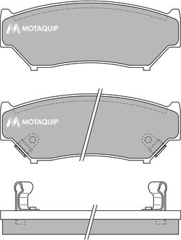 Motaquip LVXL853 - Тормозные колодки, дисковые, комплект autospares.lv