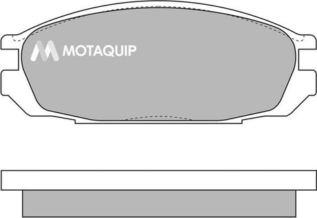 Motaquip LVXL800 - Тормозные колодки, дисковые, комплект autospares.lv