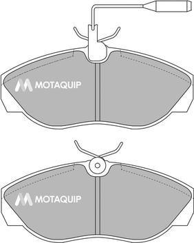 Motaquip LVXL889 - Тормозные колодки, дисковые, комплект autospares.lv