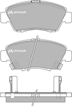 Motaquip LVXL874 - Тормозные колодки, дисковые, комплект autospares.lv