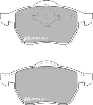 Motaquip LVXL873 - Тормозные колодки, дисковые, комплект autospares.lv