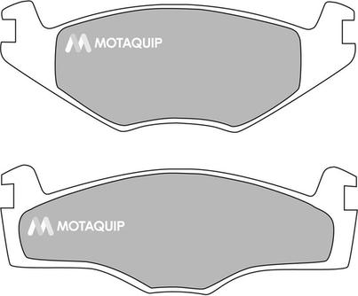 Motaquip LVXL393 - Тормозные колодки, дисковые, комплект autospares.lv