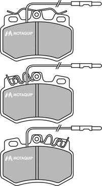 Motaquip LVXL367 - Тормозные колодки, дисковые, комплект autospares.lv