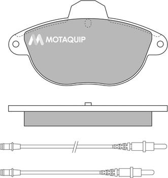 Motaquip LVXL314 - Тормозные колодки, дисковые, комплект autospares.lv