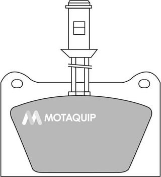 Motaquip LVXL382 - Тормозные колодки, дисковые, комплект autospares.lv