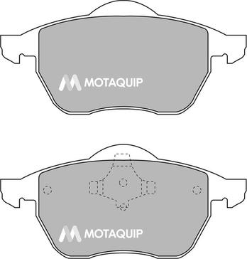 Motaquip LVXL293 - Тормозные колодки, дисковые, комплект autospares.lv