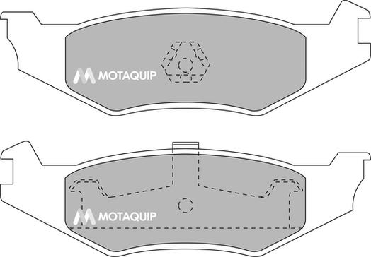 Motaquip LVXL242 - Тормозные колодки, дисковые, комплект autospares.lv
