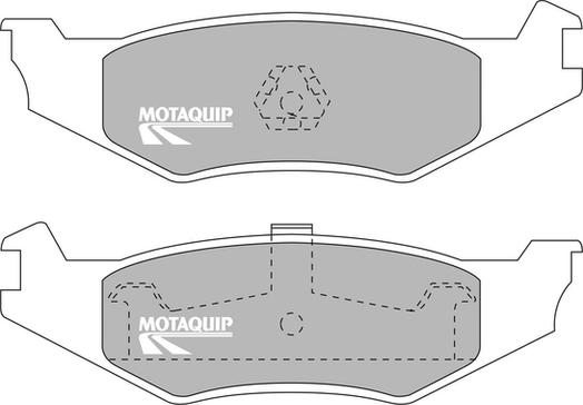 Motaquip LVXL242 - Тормозные колодки, дисковые, комплект autospares.lv