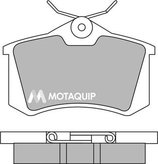 Motaquip LVXL257 - Тормозные колодки, дисковые, комплект autospares.lv