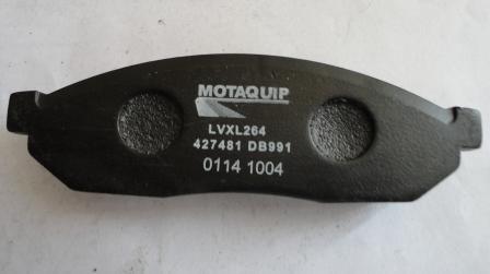 Motaquip LVXL264 - Тормозные колодки, дисковые, комплект autospares.lv