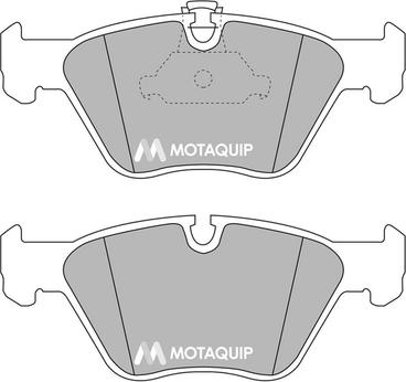 Motaquip LVXL202 - Тормозные колодки, дисковые, комплект autospares.lv