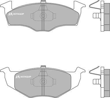 Motaquip LVXL216 - Тормозные колодки, дисковые, комплект autospares.lv