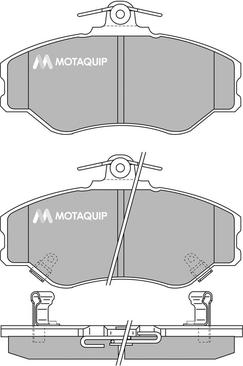 Motaquip LVXL213 - Тормозные колодки, дисковые, комплект autospares.lv