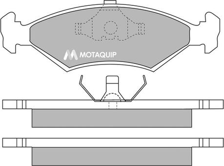 Motaquip LVXL231 - Тормозные колодки, дисковые, комплект autospares.lv