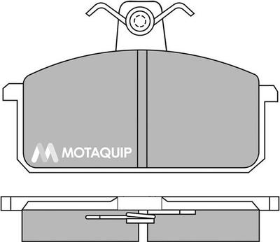 Motaquip LVXL278 - Тормозные колодки, дисковые, комплект autospares.lv