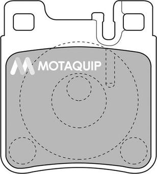 Motaquip LVXL793 - Тормозные колодки, дисковые, комплект autospares.lv