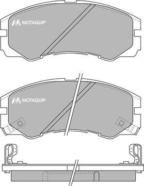 Motaquip LVXL756 - Тормозные колодки, дисковые, комплект autospares.lv