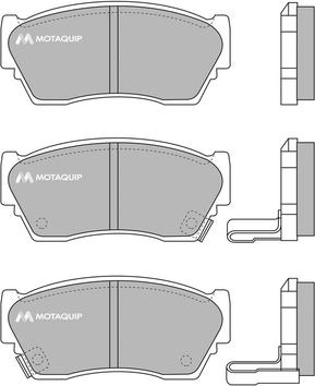 Motaquip LVXL757 - Тормозные колодки, дисковые, комплект autospares.lv