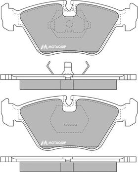 Motaquip LVXL715 - Тормозные колодки, дисковые, комплект autospares.lv