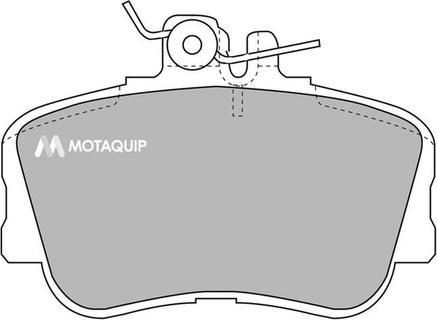 Motaquip LVXL717 - Тормозные колодки, дисковые, комплект autospares.lv