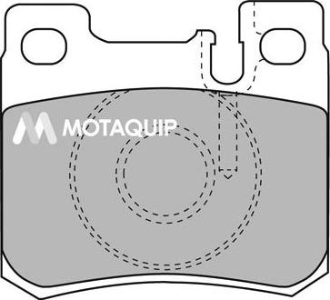 Motaquip LVXL789 - Тормозные колодки, дисковые, комплект autospares.lv