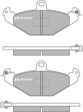 Motaquip LVXL729 - Тормозные колодки, дисковые, комплект autospares.lv