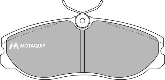 Motaquip LVXL724 - Тормозные колодки, дисковые, комплект autospares.lv