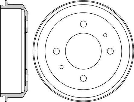 Motaquip VBD50 - Тормозной барабан autospares.lv