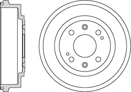 Motaquip VBD644 - Тормозной барабан autospares.lv