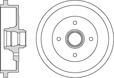 Motaquip VBD648 - Тормозной барабан autospares.lv