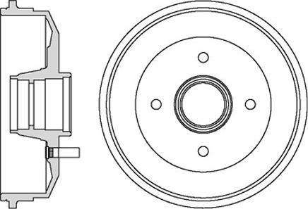 Motaquip VBD668 - Тормозной барабан autospares.lv