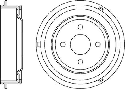 Motaquip VBD605 - Тормозной барабан autospares.lv