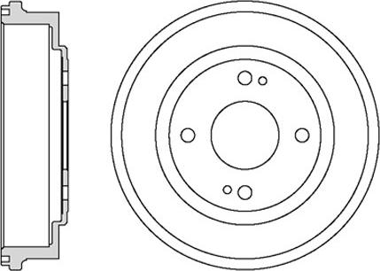 Motaquip VBD680 - Тормозной барабан autospares.lv