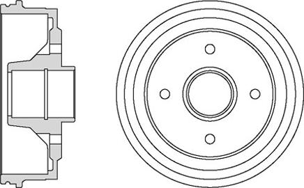 Motaquip VBD634 - Тормозной барабан autospares.lv