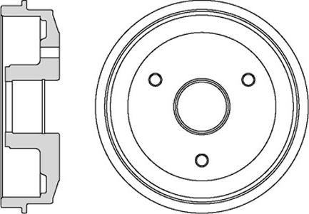 Motaquip VBD635 - Тормозной барабан autospares.lv