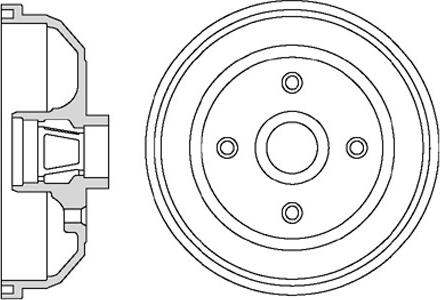 Motaquip VBD24 - Тормозной барабан autospares.lv