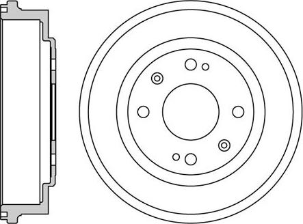 Motaquip VBE620 - Тормозной барабан autospares.lv