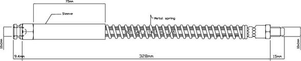 Motaquip VBH658 - Тормозной шланг autospares.lv