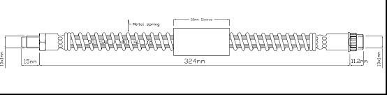 Motaquip VBH1136 - Тормозной шланг autospares.lv