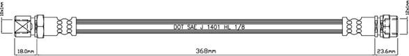 Motaquip VBH750 - Тормозной шланг autospares.lv