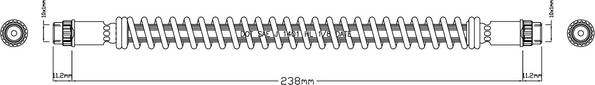 Motaquip VBJ555 - Тормозной шланг autospares.lv