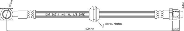 Motaquip VBJ633 - Тормозной шланг autospares.lv