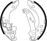 Motaquip VBS665 - Комплект тормозных колодок, барабанные autospares.lv